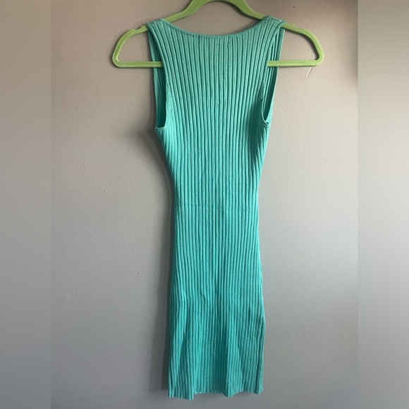 Almost Famous Dresses & Skirts - Almost Famous Turquoise Ribbed Knit Top